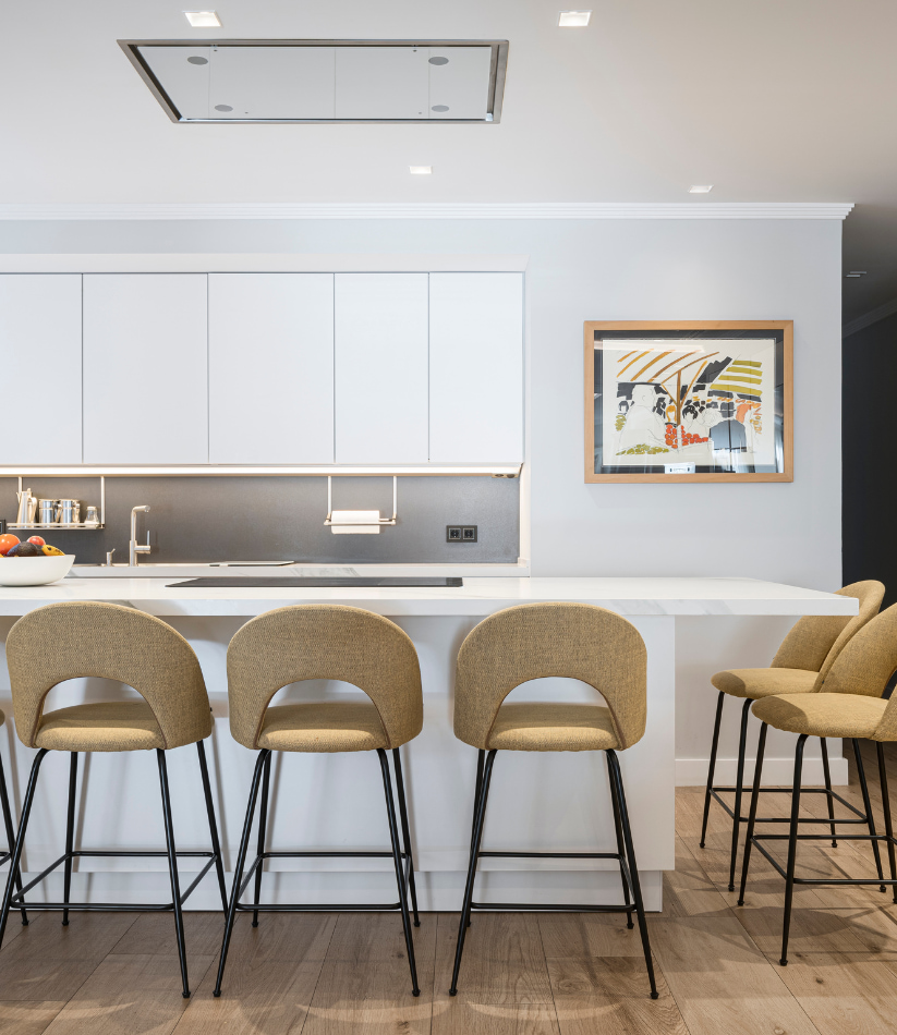 mesa cocina vivienda HU Reforma Interior de Vivienda HU